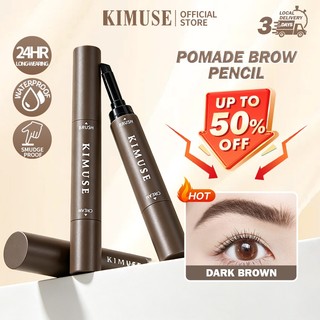 KIMUSE Eyebrow Cream Gel With Brush  2 IN 1 Pomade Brow Pencil Long-lasting & Waterproof Brow Makeup Brow Stamp