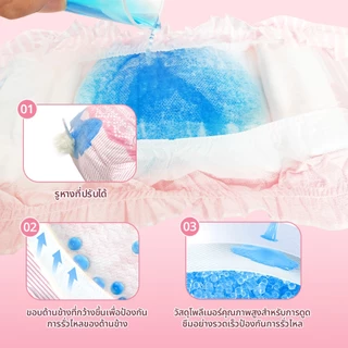Cocoyo ทิ้งชาย Wrap ผ้าอ้อมสุนัขปรับสัตว์เลี้ยง All-Absorbsor ชายสุนัข Wrap- Manner เข็มขัด Quick Absorption ทิ้ง Sakura ผ้าอ้อมสําหรับสุนัขประจําเดือน