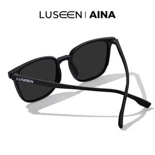 LUSEEN แว่นกันแดดโพลาไรซ์ ป้องกันรังสี UV400 ทรงสี่เหลี่ยม แฟชั่น สำหรับผู้หญิงและผู้ชาย AG21079