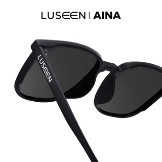 LUSEEN แว่นกันแดดโพลาไรซ์ ป้องกันรังสี UV400 ทรงสี่เหลี่ยม แฟชั่น สำหรับผู้หญิงและผู้ชาย AG21079