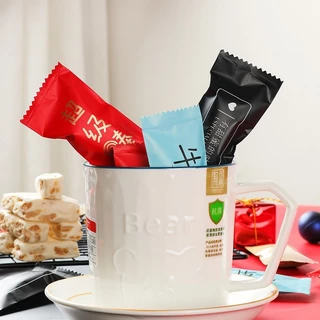 100 ชิ้นการ์ตูน DIY Handmade Nougat ถุงขนมนม Candy Taffy Wrapper แพคเกจพลาสติก 4x9.5 ซม.