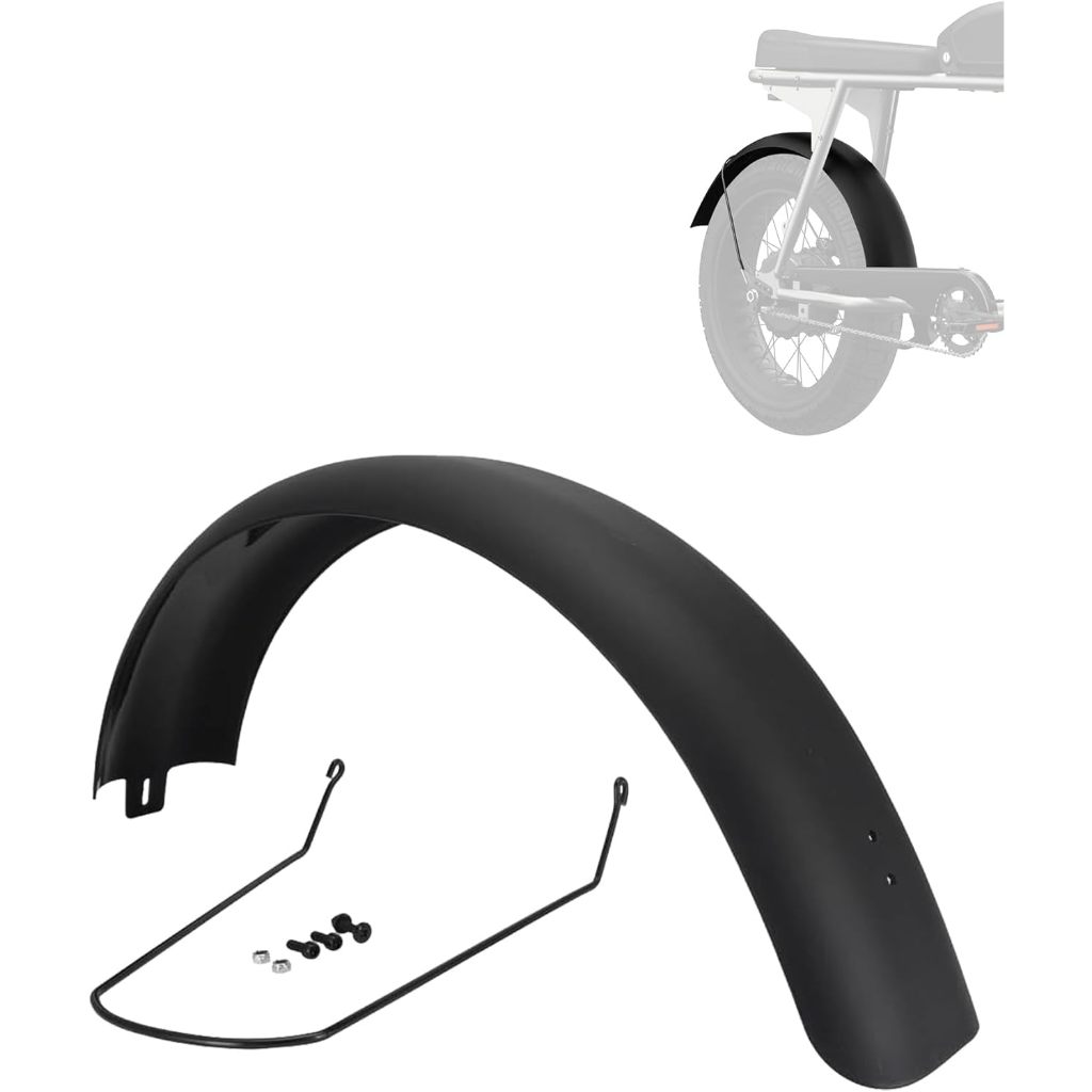 Electric Bike Rear Fender, Universal for 20" Fat Tire Dirt Bike for Adults Mudguard Mud Guard Like f