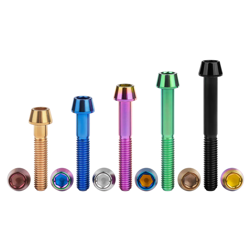 Wanyifa Titanium Gr5 M8x15/20/25/30/35/40/45/50/60/70mm Caliper/Shock/Fork Vespa/Nmax/Xmax/Pcx/Forza/Wave/Click