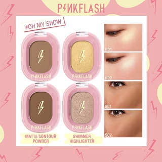 PINKFLASH Soft Smooth Pigmented Natural Natural 3D Contour Highlighter Pressed Powder
