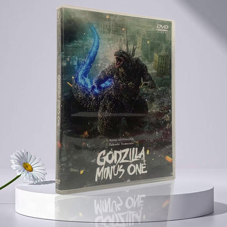 Godzilla Minus One DVD เวอร์ชันสมบูรณ์คําบรรยายเสียงภาษาอังกฤษละครอเมริกัน Original HD ชุด DVD 1DVD 