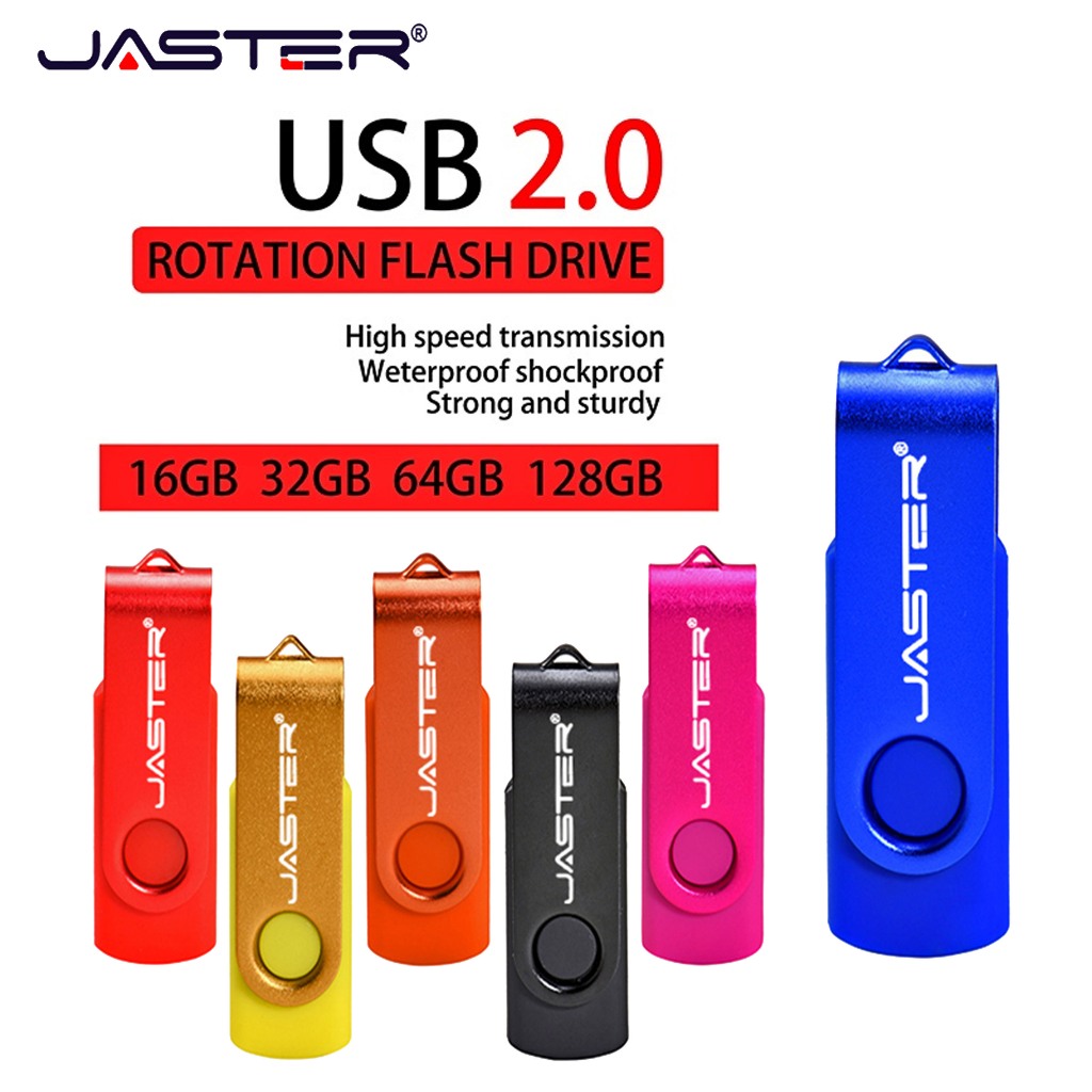Shandian แฟลชไดรฟ์ USB 2.0 กันน้ํา 64GB 32GB 16GB 8GB 4GB สําหรับเด็ก