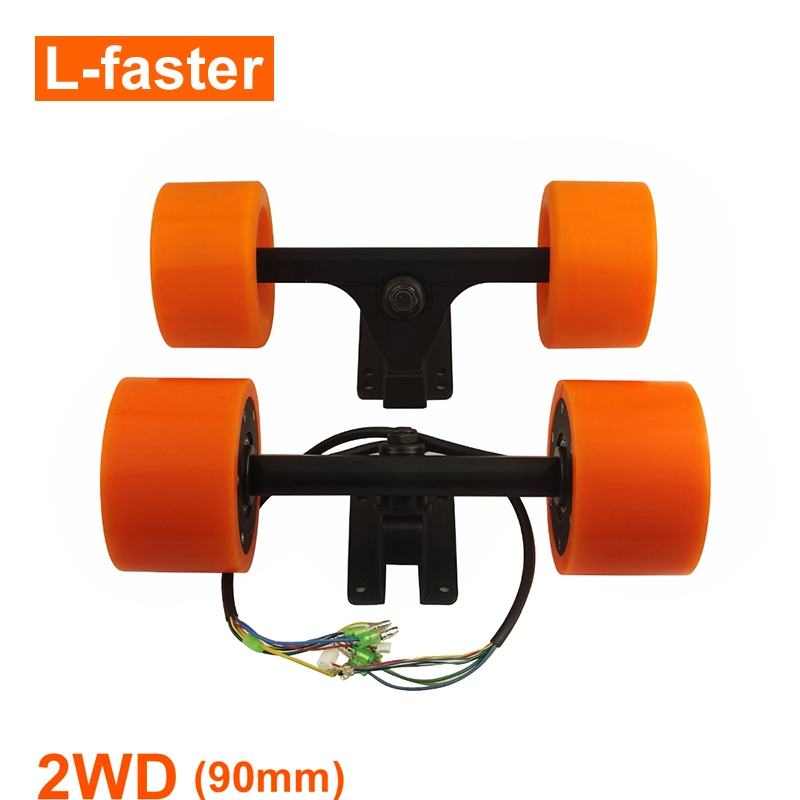 L-faster 90x55mm Dual 36V 350W E-สเก็ตบอร์ด hub ชุดมอเตอร์ไร้แปรงถ่าน
