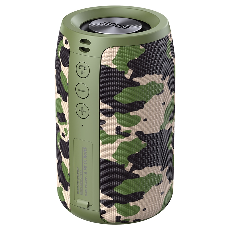 ZEALOT S32 ลําโพงบลูทูธแบบพกพา 8W Hi-Fi Sound IPX4 บลูทูธกันน้ํา 5.4 Fast Matching TF Card Playback เอาต์พุต USB Type-C ขนาดกะทัดรัดน้ําหนักเบาสําหรับ Travel Camping Home