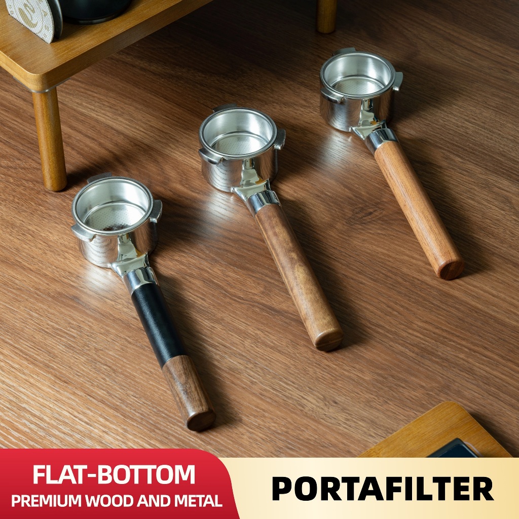 NEOUZA 51mm Bottomless Portafilter 3 หูสําหรับ DeLonghi Dedica EC680 EC685 EC785 EC885 SMEG ECF01 แบ
