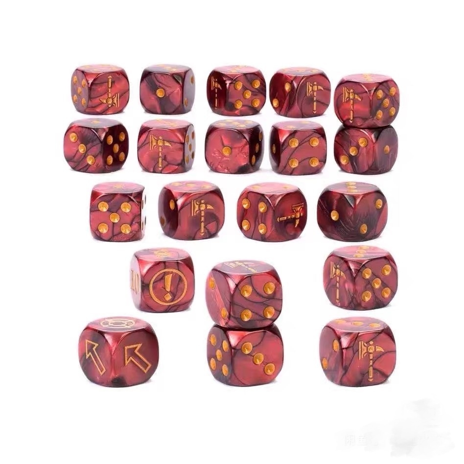 Warhammer AOS Warhammer 40K aos Dice Warhammer Dice 40K ฟรีลูกเต๋าพื้นบ้าน Human Empire Dice