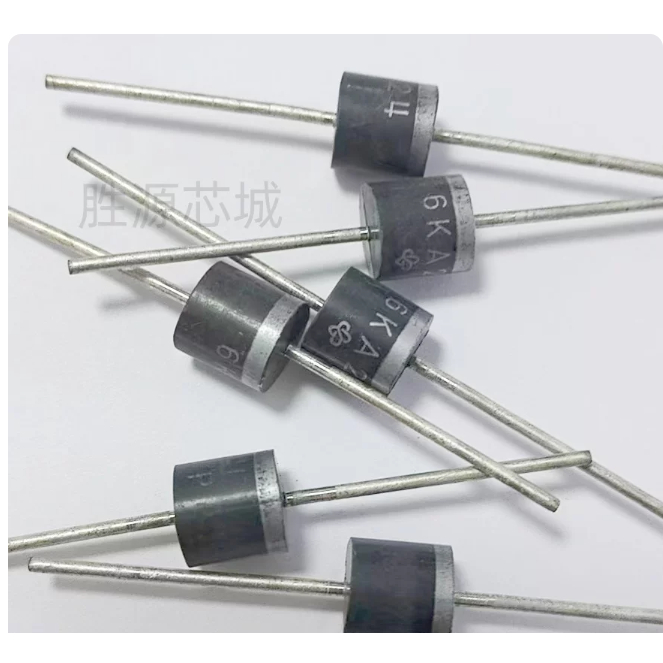 2-5PCS ชิปไดโอด ic R-6 6KA24 BZW50-27B BZW50-27 FR604 FR607 FR608 HER607 HER608 HER604 HER605 HER606