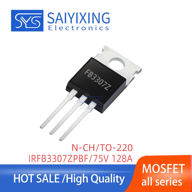 5 ชิ้น IRFB3307Z FB3307Z TO-220 N ช่อง 75V 128A ทรานซิสเตอร์ IRFB3307