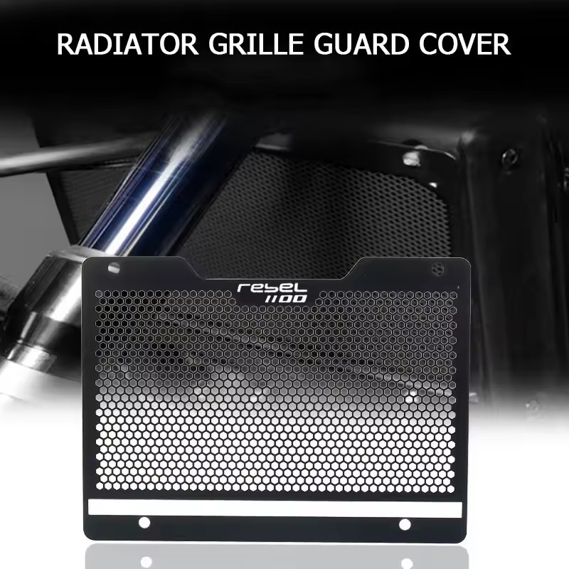 หม้อน้ํารถจักรยานยนต์ Grille Guard Cover Protector สําหรับ HONDA REBEL 1100 Rebel1100 Rebel 1100 CMX