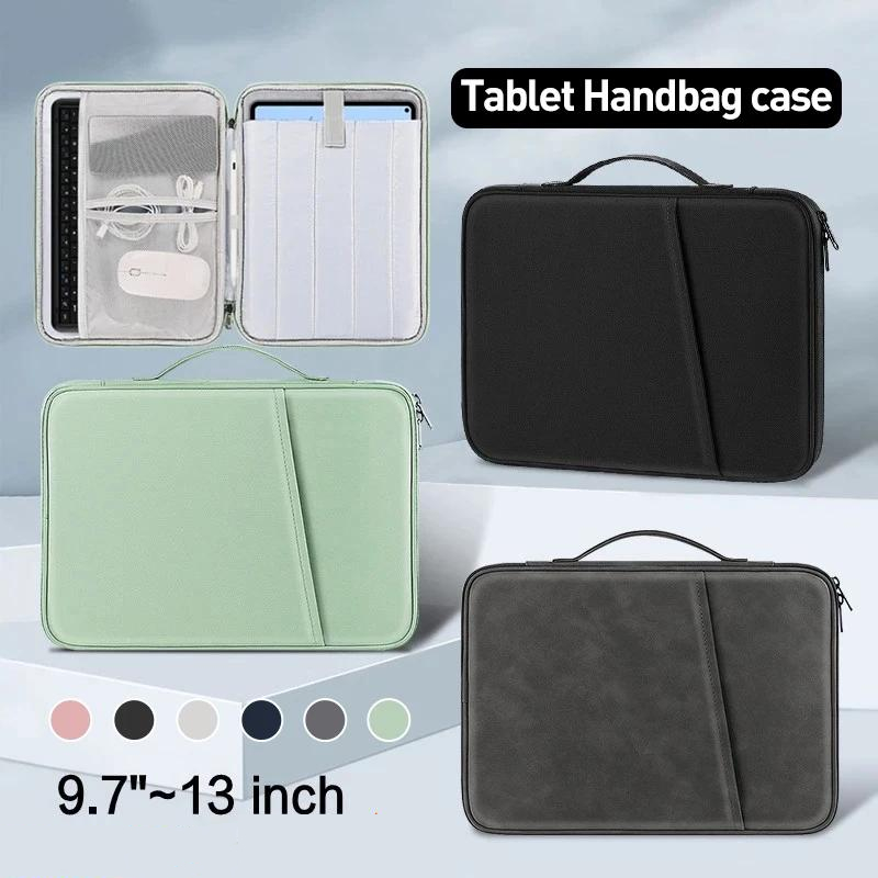 พร้อมส่ง กระเป๋าแท็บเล็ตกันน้ําหลายชั้นเบาะกันกระแทกกระเป๋าถือ ไอแพด พื้นที่จัดเก็บ 11/12.9 นิ้ว