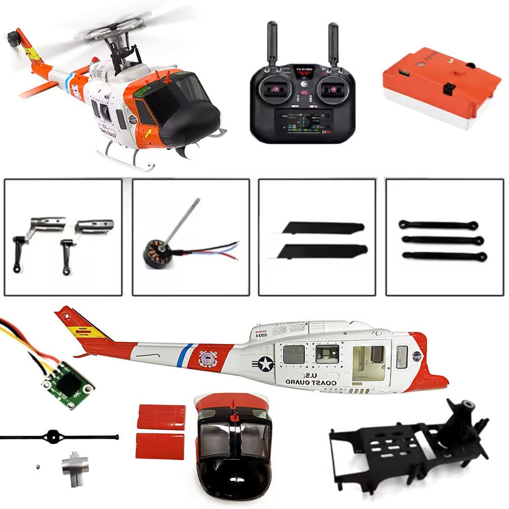 YuXiang F07S UH-1 Huey US Coast Guard GPS RC เฮลิคอปเตอร์อะไหล่ -1