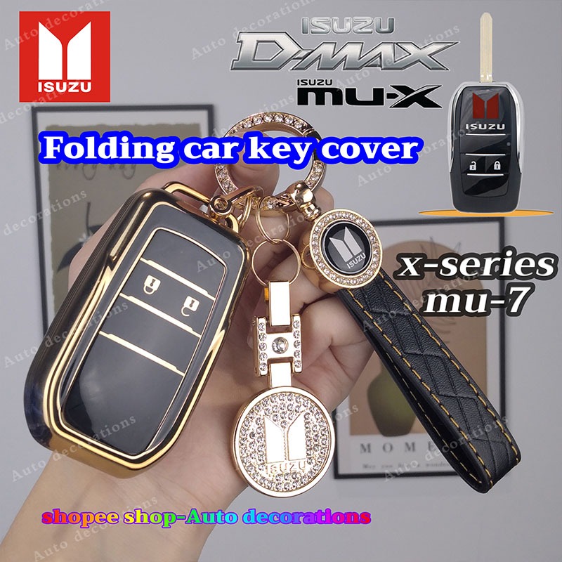 เคสกุญแจรถ Isuzu D-max x-series Isuzu mu-7 mu-x ปลอกกุญแจรถ พวงกุญแจอีซูซุ