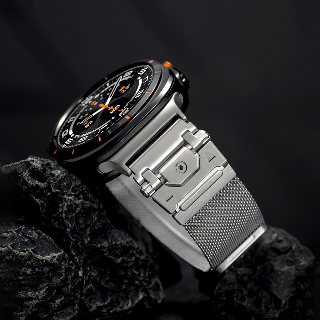 สายนาฬิกาสแตนเลส Milanese สําหรับ Galaxy Watch 8 (40/44/Classic) และ Ultra 47mm