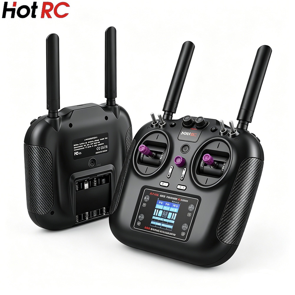 HOTRC HT-10A 10CH หน้าจอสี RC เครื่องส่งสัญญาณสําหรับรถ RC เครื่องบิน FPV Drone