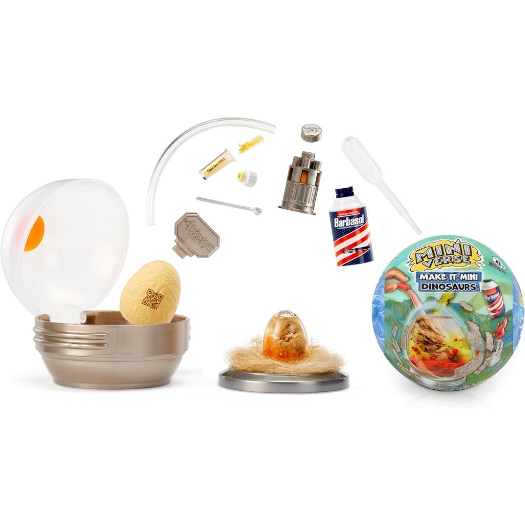Miniverse ของ MGA Make It Mini Dinosaurs Jurassic World มาพร้อม 1 คัดลอกไดโนเสาร์ขนาดเล็ก, บรรจุภัณฑ