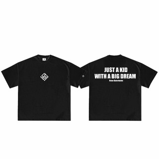 JUST A KID WITH A BIG DREAM-RENE Baterbobia | Basketball Regular fit Dropped shoulders PRO CLUB Streetwear Made in Manila 100% premium cotton Crew neck Fitted fit Top t-shirt Unise