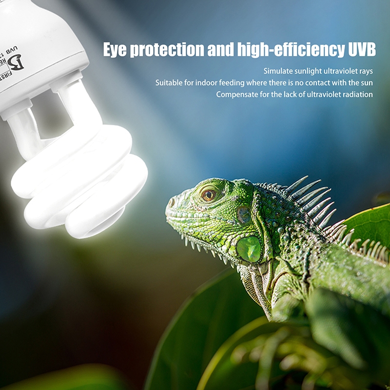 TFTH 13/26W UVB สัตว์เลื้อยคลาน Basking Light - 5.0/10.0 UVB โคมไฟทําความร้อนสําหรับเต่าและจิ้งจก Vary
