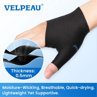 VELPEAU ยืดหยุ่นนิ้วหัวแม่มือสนับสนุนรั้งชั้น (คู่) - ปลอกบีบอัดนิ้วหัวแม่มือแบบนุ่มสําหรับบรรเทาอาการปวดข้ออักเสบปวดข้อเอ็นอักเสบแพลงกีฬา
