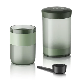 WACACO Prestina, All-in-1 Portable French Press Coffee Maker, Folding Manual Brewer for Camping, Hiking & Travel, ทําความสะอาดง่าย