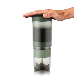 WACACO Prestina, All-in-1 Portable French Press Coffee Maker, Folding Manual Brewer for Camping, Hiking & Travel, ทําความสะอาดง่าย
