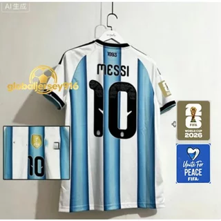 ArgentinaTeam 26/27 ซีซั่นแฟนๆฉบับเหย้า S-4XL MESSI