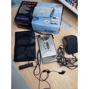 Aiwa Walkman AIWA HS-PX577 Cassette Walkman Maintenance Walkman Stable Silver, Aiwa Walkman, เครื่อง