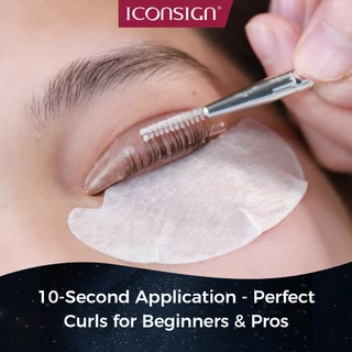ICOSIGN Hydrogel Eyelash Lift Pads Softening Pads สําหรับ Lash Lift Step 1 สามประเภทต่างๆและขนาด
