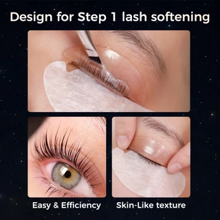 ICOSIGN Hydrogel Eyelash Lift Pads Softening Pads สําหรับ Lash Lift Step 1 สามประเภทต่างๆและขนาด