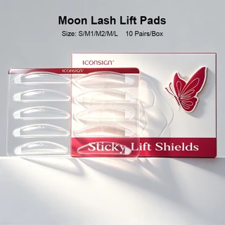 ICOSIGN Hydrogel Eyelash Lift Pads Softening Pads สําหรับ Lash Lift Step 1 สามประเภทต่างๆและขนาด