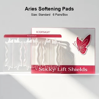 ICOSIGN Hydrogel Eyelash Lift Pads Softening Pads สําหรับ Lash Lift Step 1 สามประเภทต่างๆและขนาด