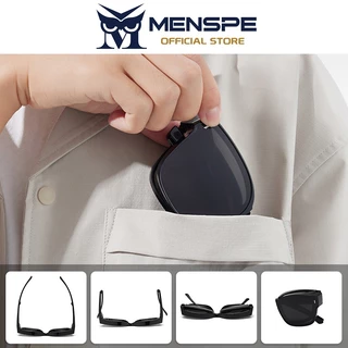 MENSPE แว่นสายตาสั้นแบบพับได้แว่นกันแดดผู้ชายผู้หญิง UV400 สวมใส่แว่นกันแดดป้องกันแสงสะท้อนสําหรับขับรถท่องเที่ยวกลางแจ้ง
