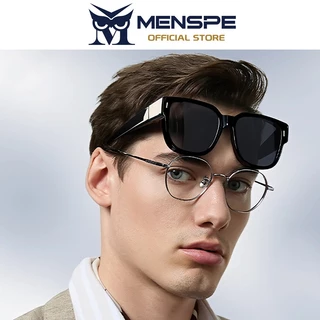 MENSPE แว่นสายตาสั้นแบบพับได้แว่นกันแดดผู้ชายผู้หญิง UV400 สวมใส่แว่นกันแดดป้องกันแสงสะท้อนสําหรับขับรถท่องเที่ยวกลางแจ้ง