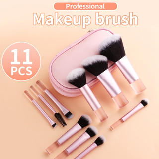 10PCS Mini Travel Makeup Brush Set Professional High-Quality Makeup Set Multi-functional makeup tool