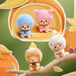 🚚พร้อมส่ง🚚1 สุ่ม💘Monchhichi กล่องปริศนาฟาร์มกาแฟแสนสนุกน่ารัก