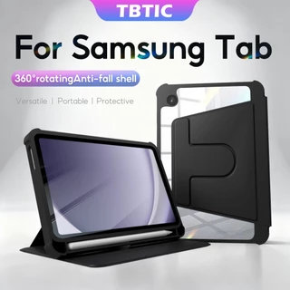 TBTIC เคส Samsung Galaxy Tab ฝาพับ กันกระแทก 360° Auto Wake/Sleep ช่องใส่ปากกา สำหรับ A9 A11 Plus A9 A8 A7 S10 S9 S8 S7 FE S6 Lite 8.7 10.4 10.9 11 12.4