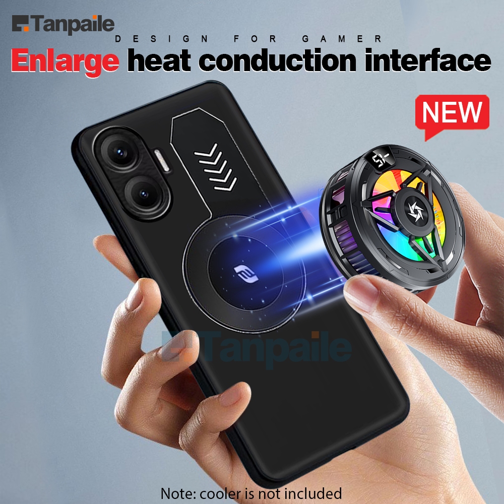 Tanpaile- Cooling สําหรับ POCO F7 กรณีซิลิโคนนุ่มกันกระแทกกระจายความร้อนป้องกันโทรศัพท์สําหรับ Redmi Turbo 4 Pro POCO F7 Ultra K80 POCO X7 Pro FundaNew