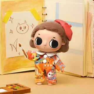 P POPMART Nyota Little Moment Series จี้ตุ๊กตาผ้ากํามะหยี่กล่องลึกลับของเล่นของขวัญ