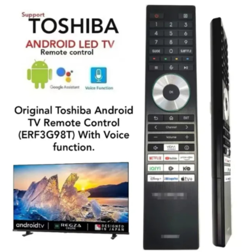 เข้ากันได้กับโตชิบา ERF3G98T toshiba 4K E450RP 50/55/65/75 นิ้ว QLED Plus 4K A TV Toshiba AndroidTV 