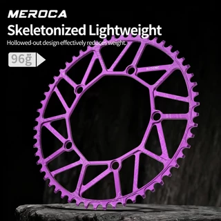 MEROCA CR01 แคบกว้าง Chainring Ultralight 130BCD Single Disc 50 52 54 56 58T สําหรับจักรยานพับ Crankset