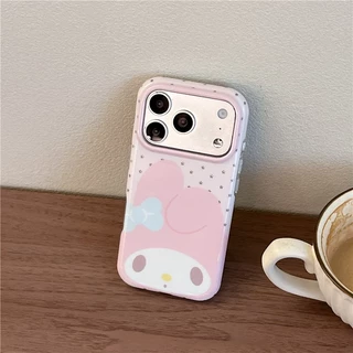 IPhone 17 Pro max เคสโทรศัพท์กระบวนการ TPU รูปแบบการ์ตูนหน้าใหญ่