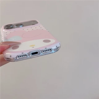 IPhone 17 Pro max เคสโทรศัพท์กระบวนการ TPU รูปแบบการ์ตูนหน้าใหญ่
