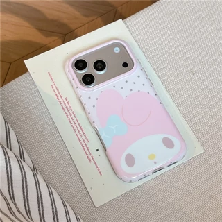 IPhone 17 Pro max เคสโทรศัพท์กระบวนการ TPU รูปแบบการ์ตูนหน้าใหญ่