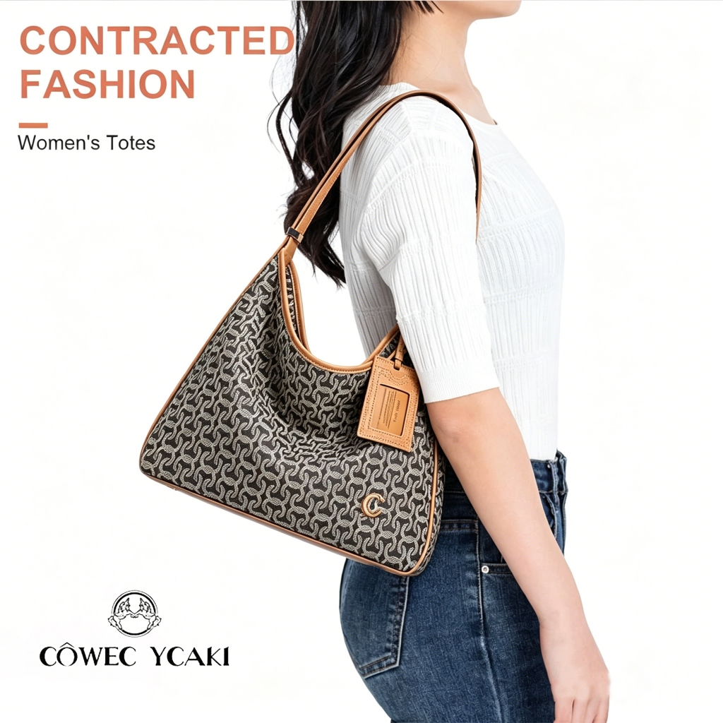 COWEC YCAKI حقيبة توت نسائية كبيرة — صورة 2