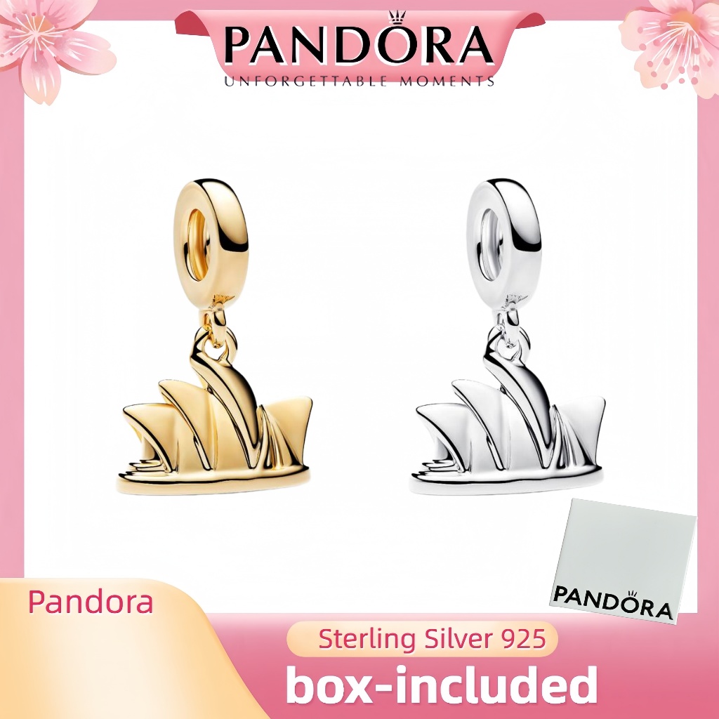 เครื่องประดับเงินแท้ S925 (พร้อมกล่อง)Sydney Opera House Dangle Charm
