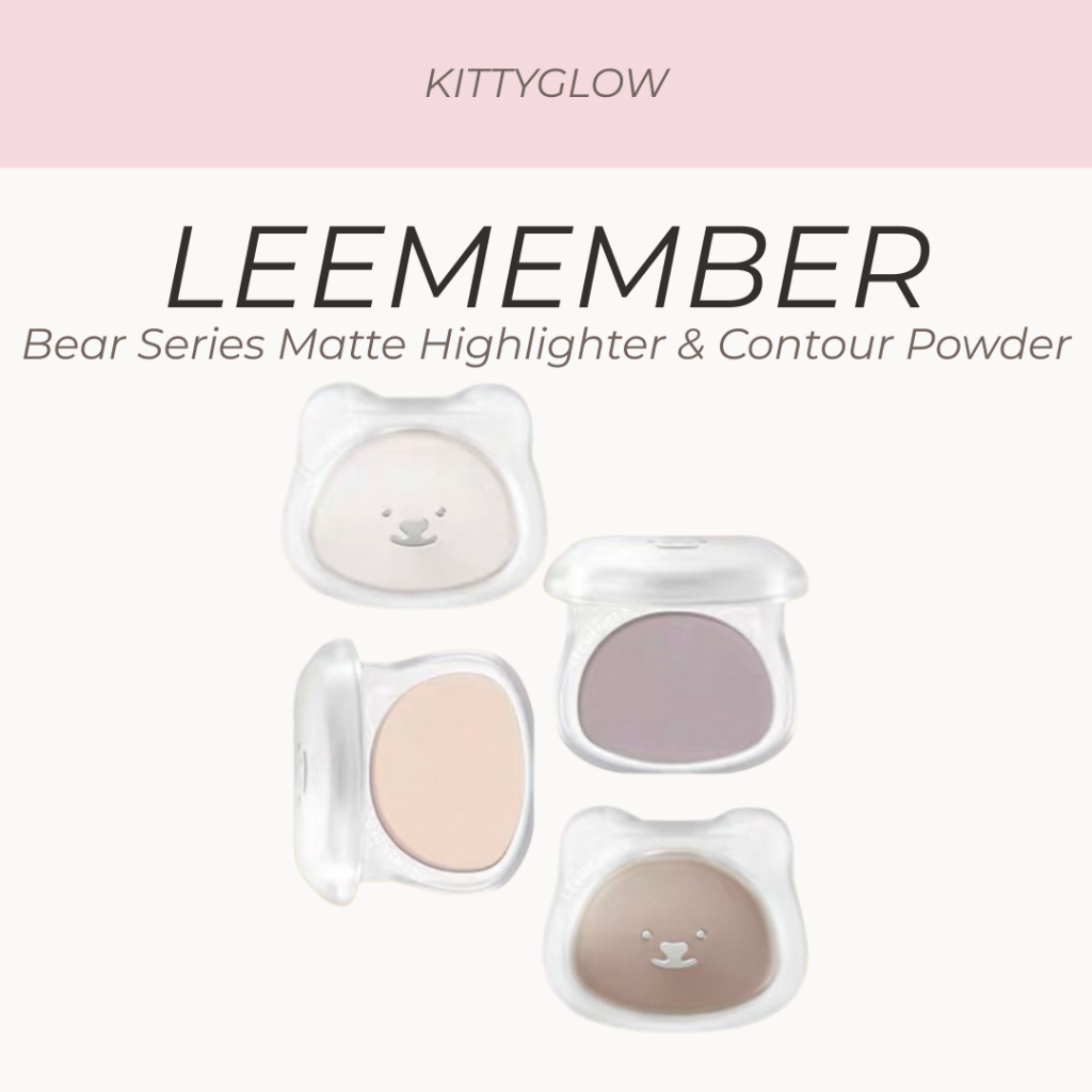 LEEMEMBER Bear Series Matte Highlighter & Contour Powder