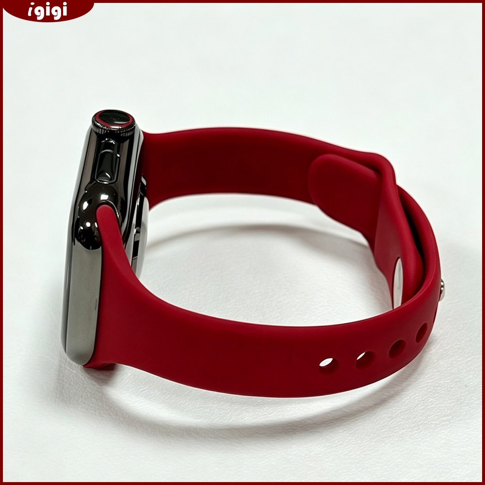 สายนาฬิกาซิลิโคนสำหรับผู้หญิงดีไซน์เอวคอดสำหรับ Apple Watch 46mm 49mm 45mm 44mm 42mm 41mm 40mm 38mm Series 1-11 SE Ultra – สายกีฬาซิลิโคนเหลวนุ่ม ดีไซน์เรียวเล็ก
